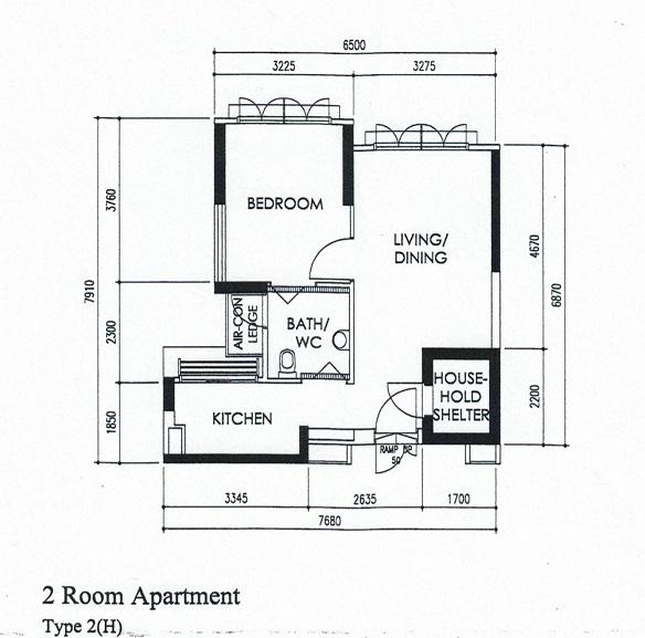 HDB 5 Room Floor Plan 2 Room  Bto Themeless With Philips Hue Lighting Reno t 