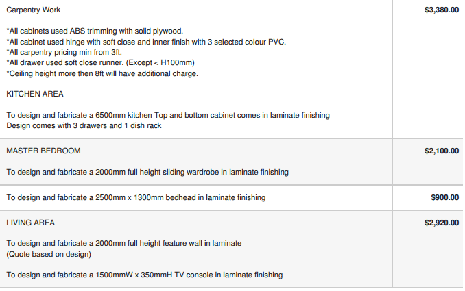 ID quote for 3-rm BTO ok? - RENOVATION PACKAGES, OFFERS 